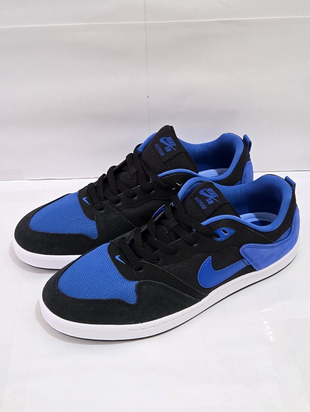Nike SB Alleyoop Black Royal Blue Skate Shoes Men's 10.5